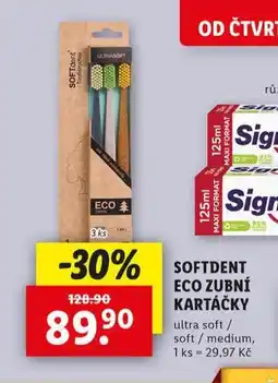 Lidl Softdent eco zubní kartáček nabídka