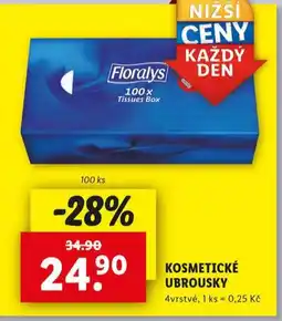 Lidl Kosmetické ubrousky nabídka
