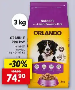 Lidl Granule pro psy nabídka