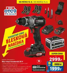 Lidl Aku vrtací šroubovák nabídka