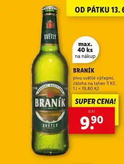 Lidl Pivo braník nabídka