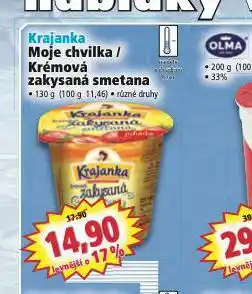 Norma Krajanka krémová zakysaná smetana nabídka