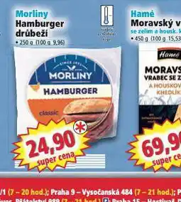 Norma Hamburger drůbeží nabídka