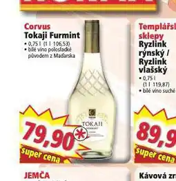Norma Corvus tokaji fumrint nabídka