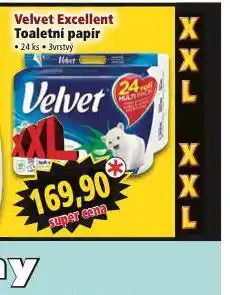 Norma Velvet excellent toaletní papír nabídka