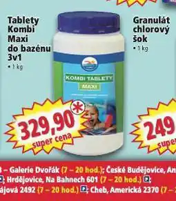 Norma Tablety kombi maxi do bazénu 3v1 nabídka