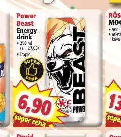 Norma Power beast energy drink nabídka