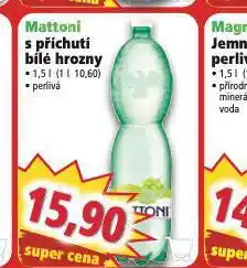 Norma Mattoni s příchutí bílé hrozny nabídka