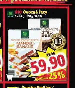 Norma Bio ovocné řezy nabídka