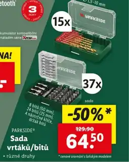 Lidl PARKSIDE Sada vrtáků/bitů nabídka