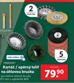 Lidl PARKSIDE Kartáč / opěrný talíř na úhlovou brusku nabídka