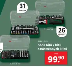 Lidl PARKSIDE Sada bitů / bitů a nástrčnných klíčů nabídka