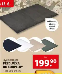 Lidl LIVARNO HOME Předložka do koupelny nabídka