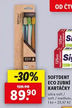 Lidl SOFTDENT Eco zubní kartáčky nabídka