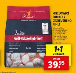 Lidl Grilovací brikety z dřevěného uhlí nabídka