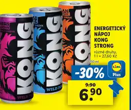 Lidl KONG STRONG Energetický nápoj nabídka