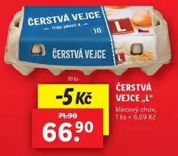 Lidl Čerstvá vejce „L“ nabídka