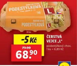 Lidl Čerstvá vejce,,L" nabídka