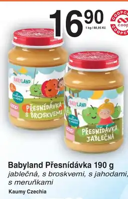 Coop hb BABYLAND Přesnídávka nabídka