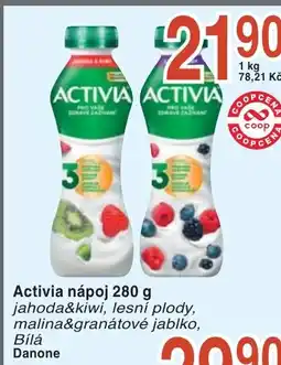 Coop hb Activia nápoj nabídka