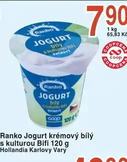 Coop hb Ranko Jogurt krémový bílý s kulturou Bifi nabídka