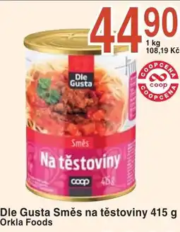 Coop hb Dle Gusta Směs na těstoviny nabídka