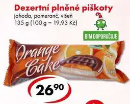 CBA Dezertní plněné piškoty, 135 g nabídka