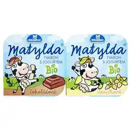 CBA Milko Matylda Bio tvaroh s jogurtem 110g, vybrané druhy nabídka