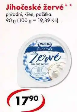 CBA Jihočeské žervé, 90 g nabídka