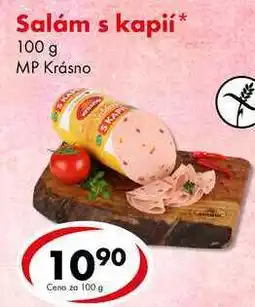 CBA Salám s kapií, 100 g nabídka