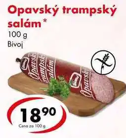 CBA Opavský trampský salám, 100 g nabídka