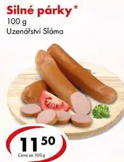 CBA Silné párky, 100 g nabídka