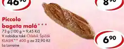 CBA Piccolo bageta malá, 73 g nabídka