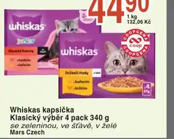 Coop hb Whiskas kapsička Klasický výběr nabídka