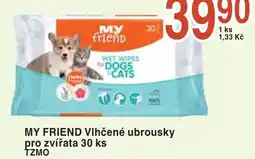 Coop hb MY FRIEND Vlhčené ubrousky pro zvířata nabídka
