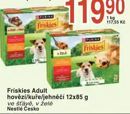 Coop hb Friskies Adult hovězí/kuře/jehněčí nabídka