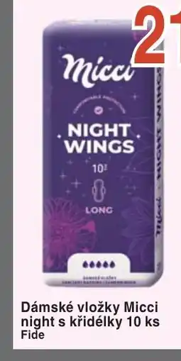 Coop hb Dámské vložky Micci night s křidélky nabídka