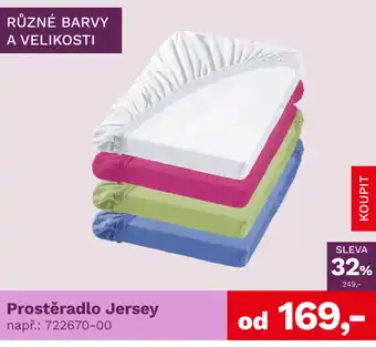 Asko Prostěradlo Jersey nabídka
