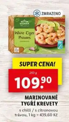 Lidl Vitasia White Tiger Prawns Lemongrass nabídka