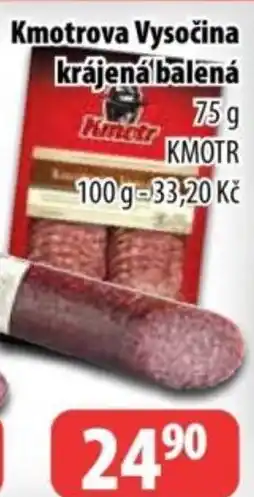 Partner Maloobchodní síť Kmotrova Vysočina krájená balená nabídka
