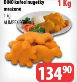 Partner Maloobchodní síť DINO kuřecí nugetky mražené nabídka