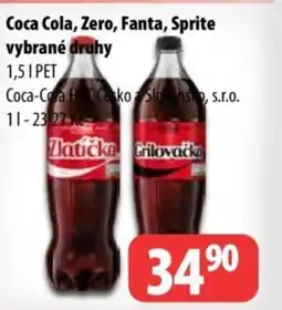 Partner Maloobchodní síť Coca Cola, Zero, Fanta, Sprite nabídka