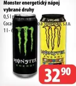 Partner Maloobchodní síť Monster energetický nápoj nabídka