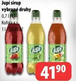 Partner Maloobchodní síť Jupí sirup nabídka