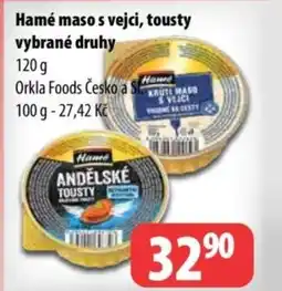 Partner Maloobchodní síť Hamé maso s vejci, tousty nabídka
