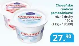 Potraviny CZ Choceňské tradiční pomazánkové nabídka