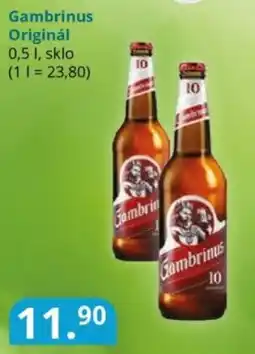 Potraviny CZ Gambrinus Originál nabídka