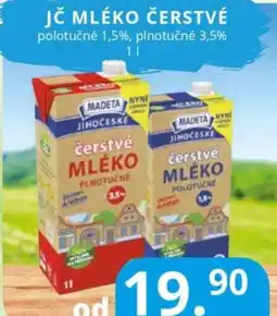 Potraviny CZ Madeta Jč mléko čerstvé nabídka