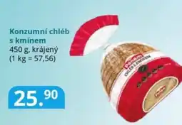 Potraviny CZ Konzumní chléb s kmínem nabídka