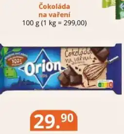 Potraviny CZ Orion Čokoláda na vaření nabídka